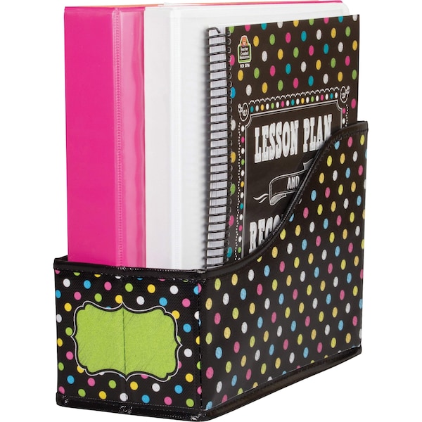 Chalkboard Brights Book Bin, 5W X 8H X 11D, PK3